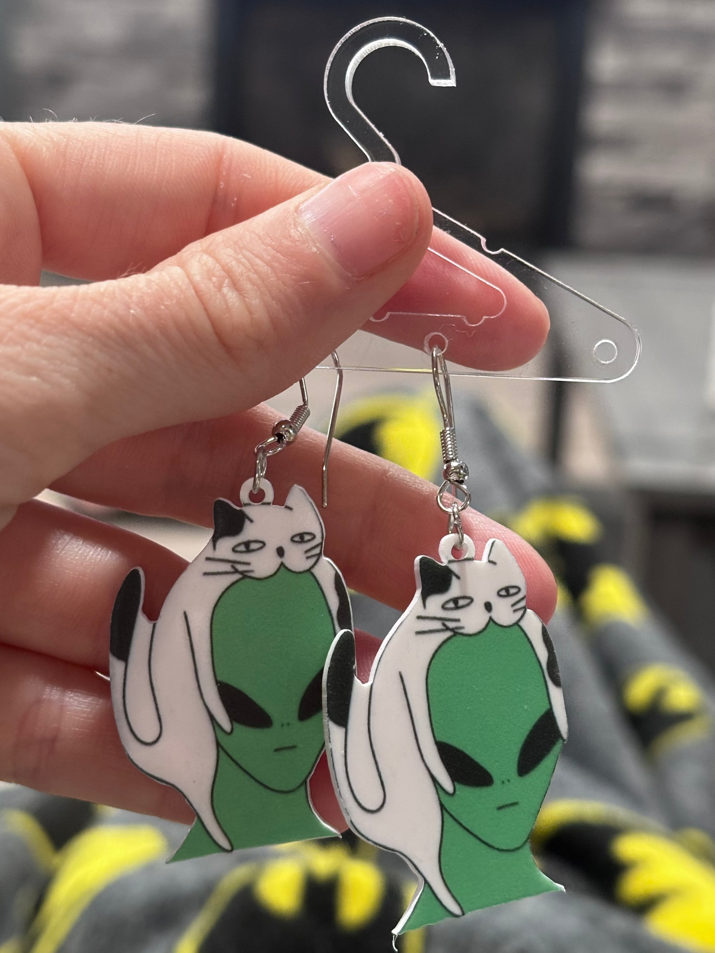 Alien Earrings