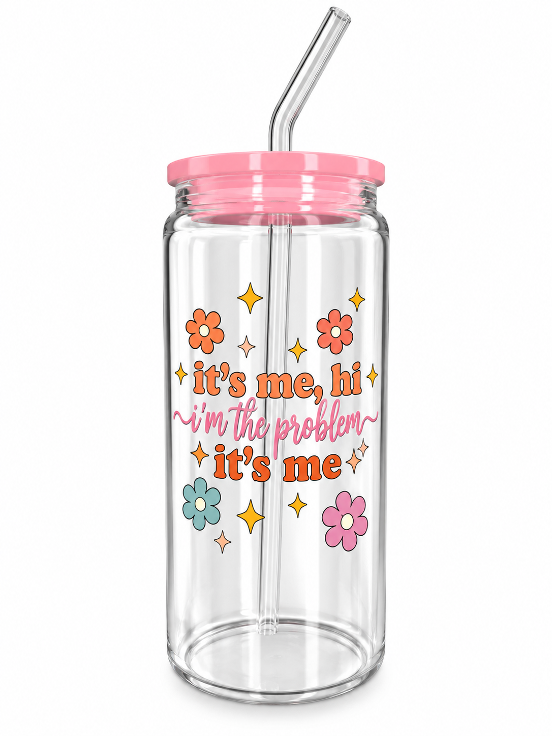 It’s Me, Hi, I’m the Problem – 20oz Glass Tumbler