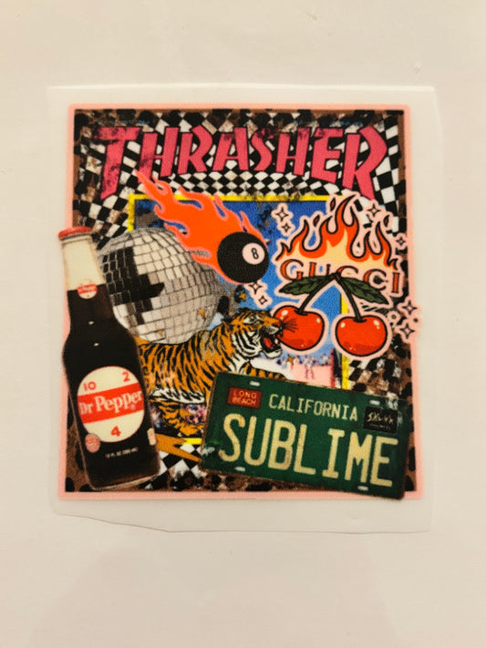 Retro Rebel Collage | Custom Trucker Hat
