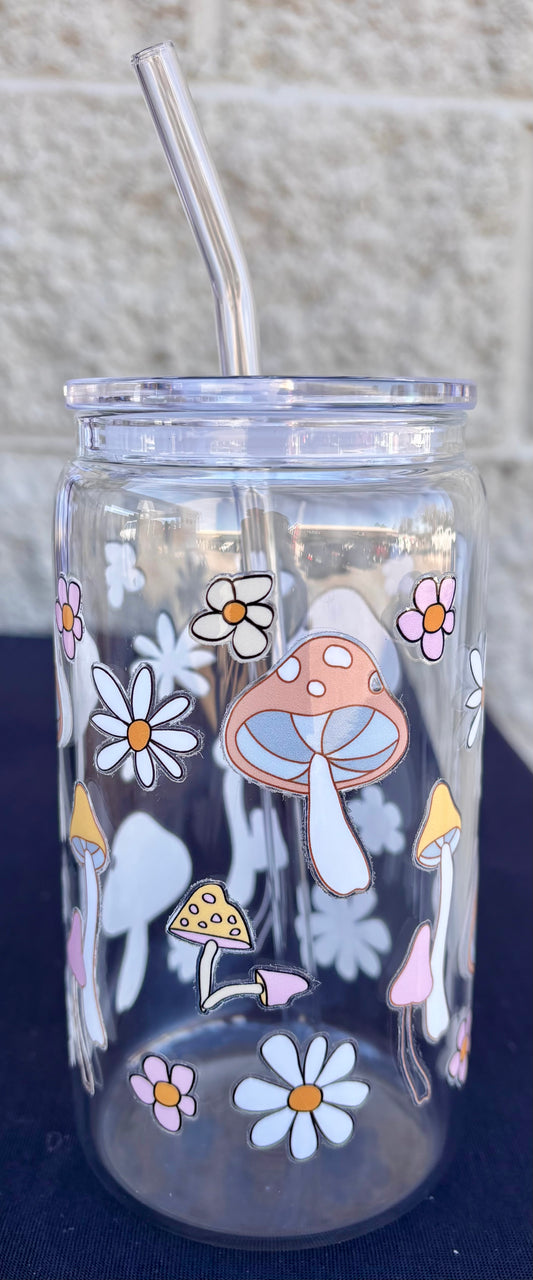 Mushroom Glass Cup
