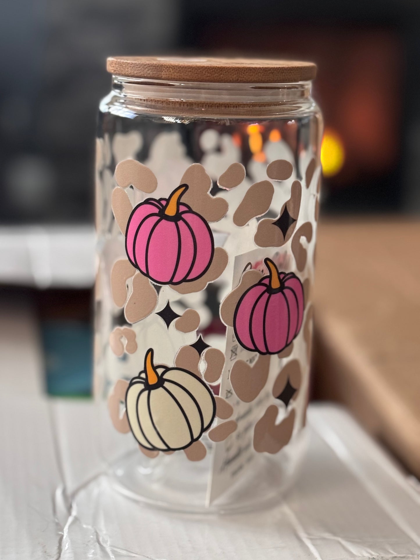 Pumpkin Glass Cups