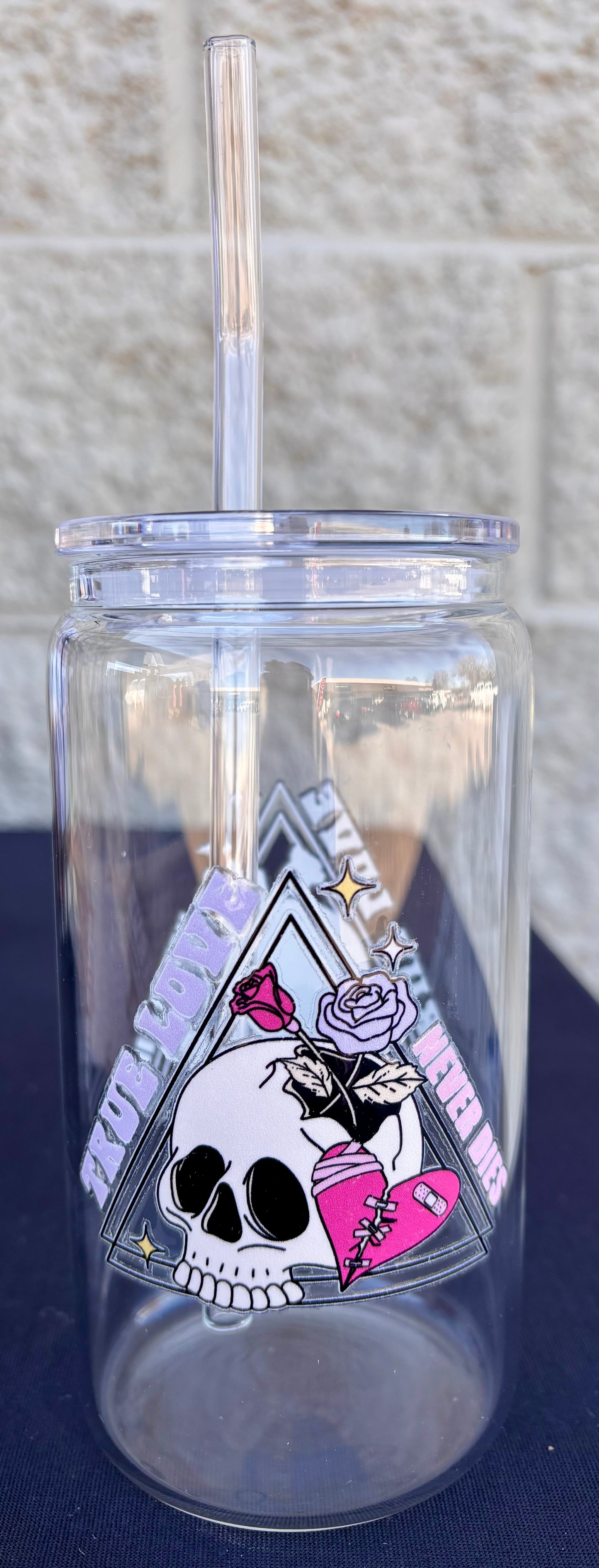 Valentines Day Glass Cups