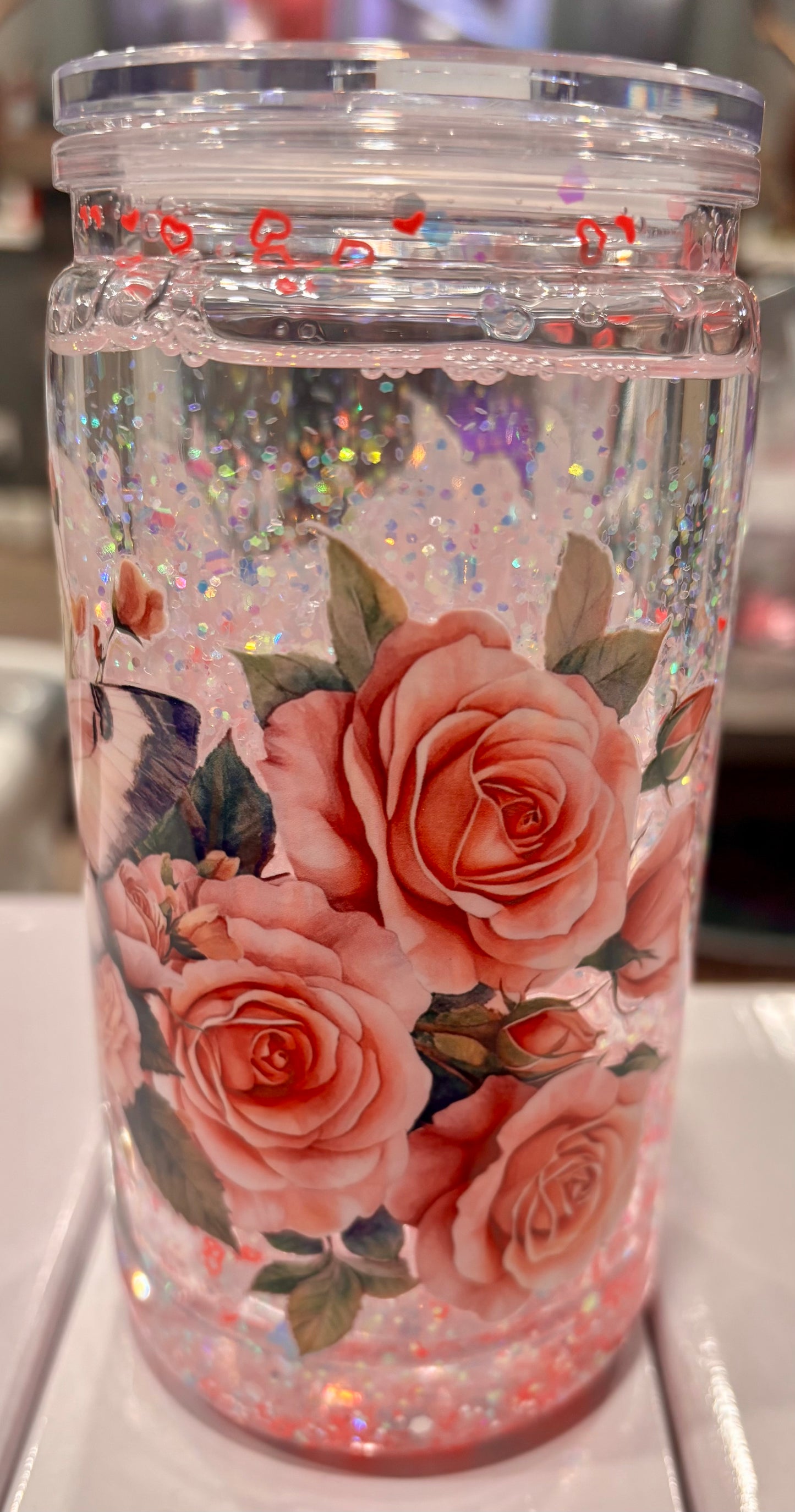 Moth Snow Globe Cup
