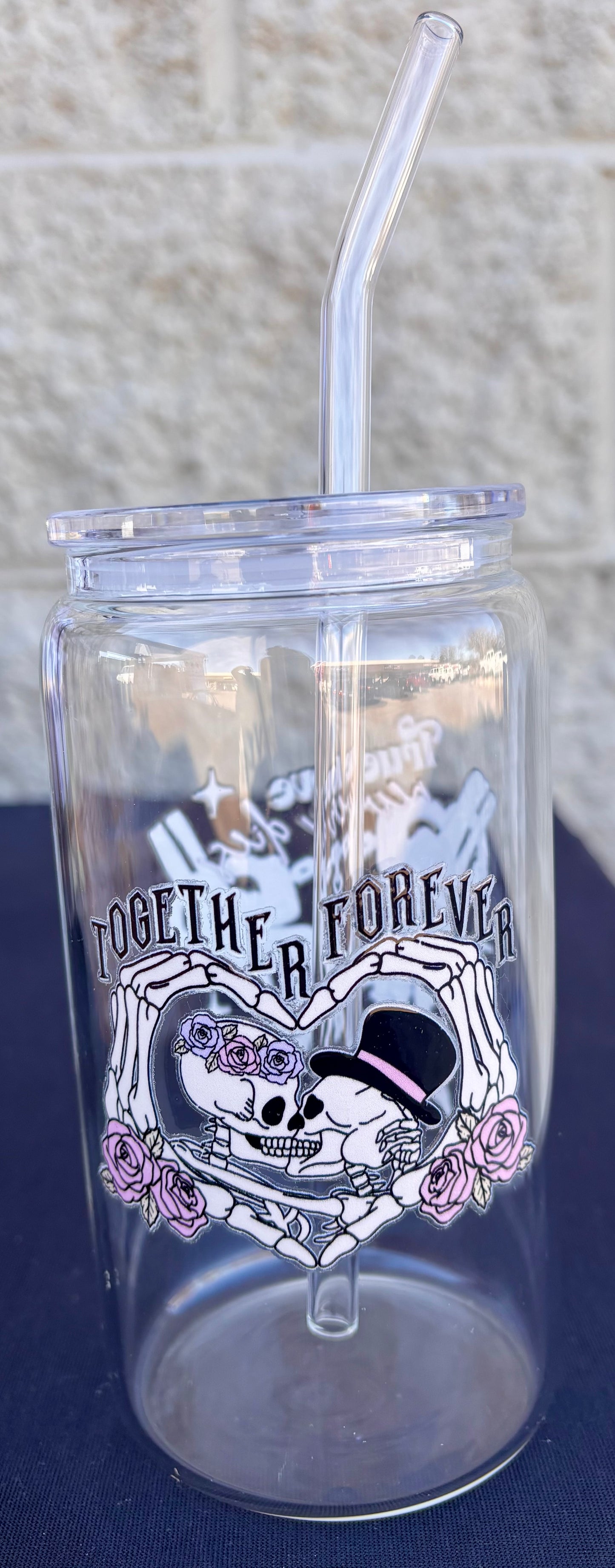 Valentines Day Glass Cups