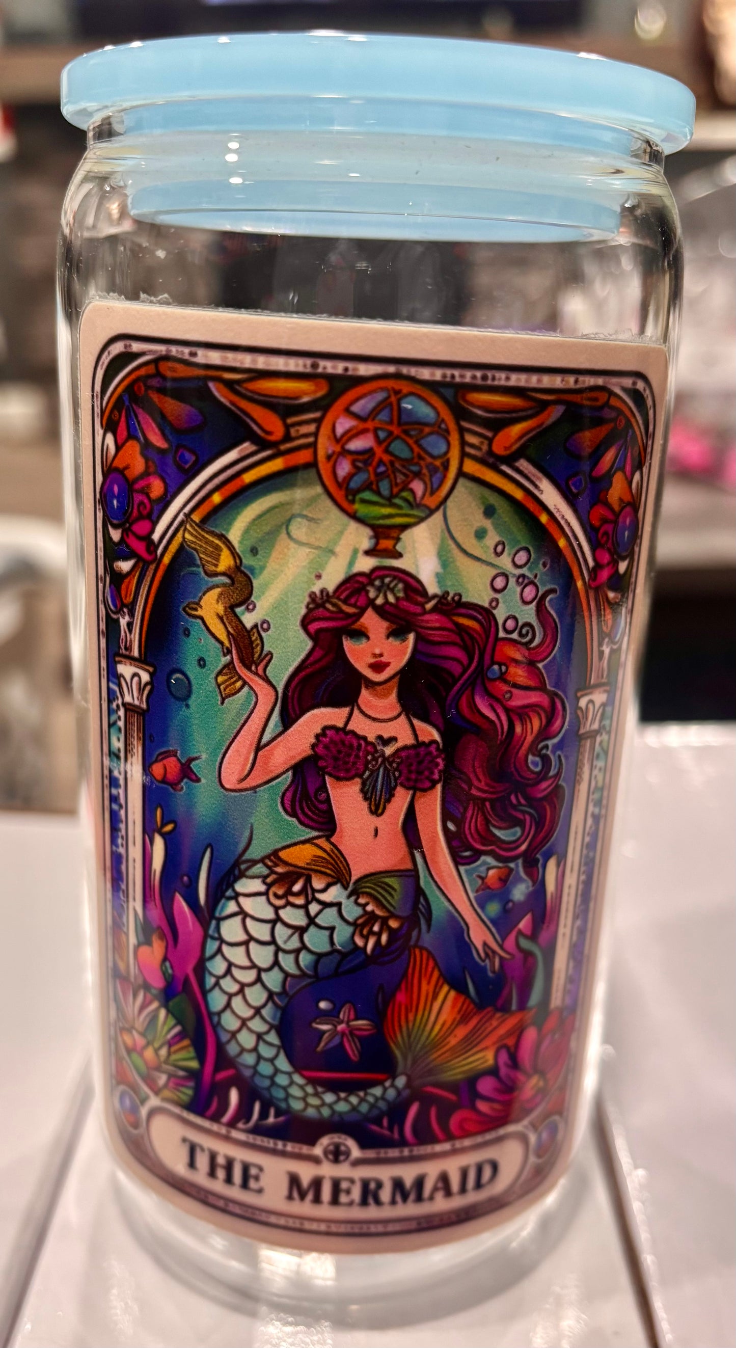 Tarot Card Inspired Glass Cups