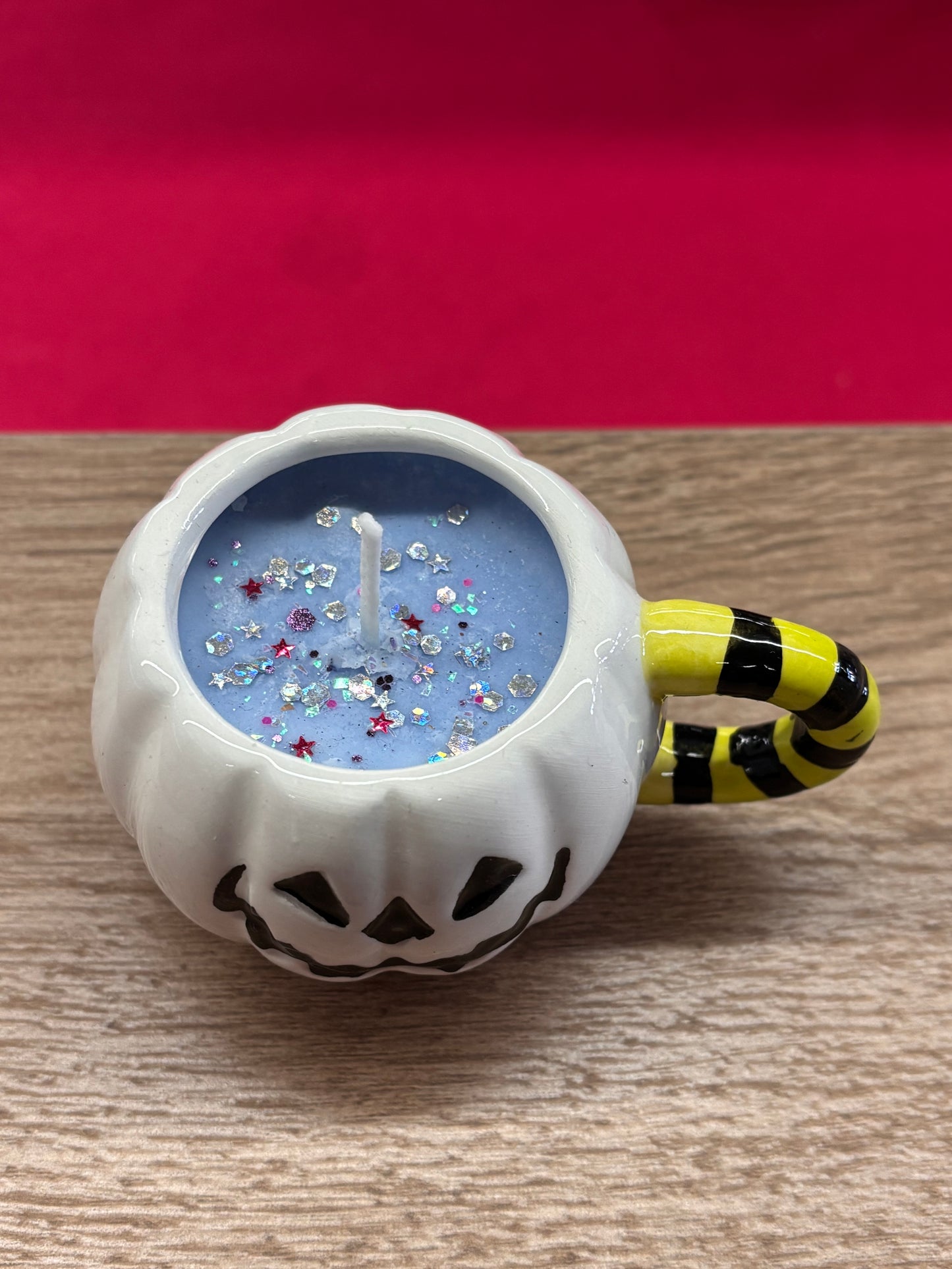 Mini White Pumpkin Candles
