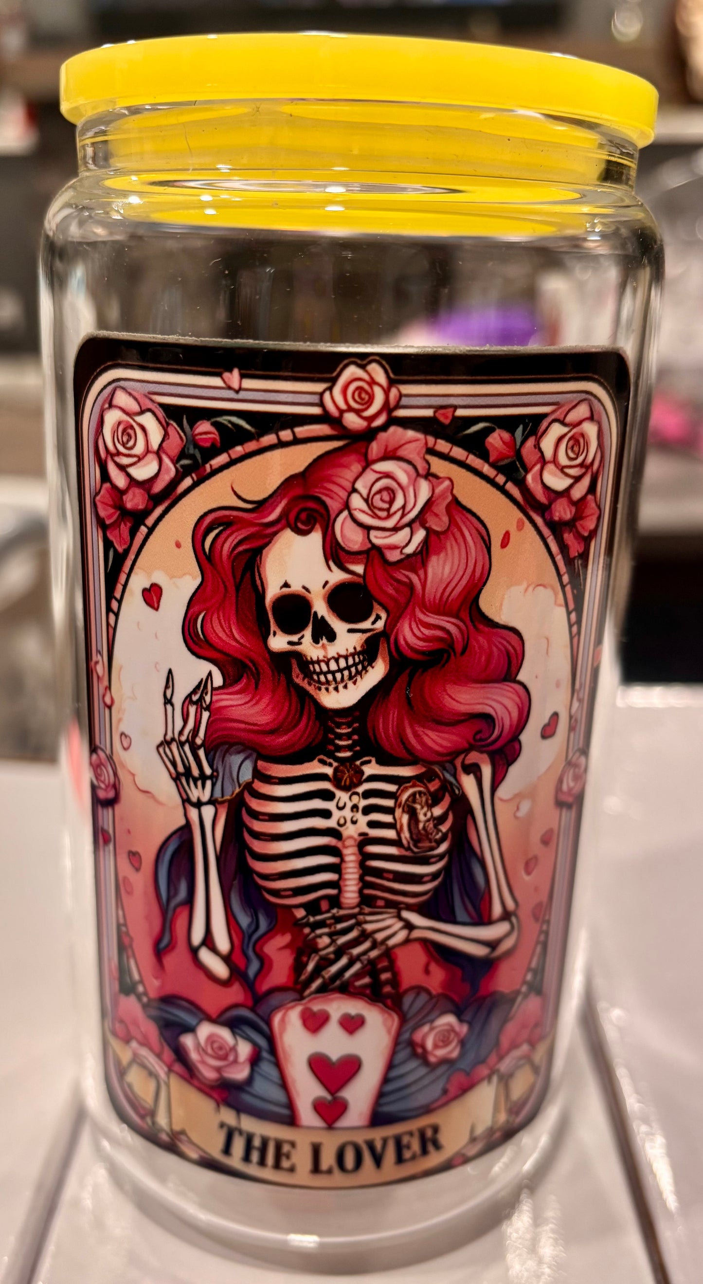 Tarot Card Inspired Glass Cups
