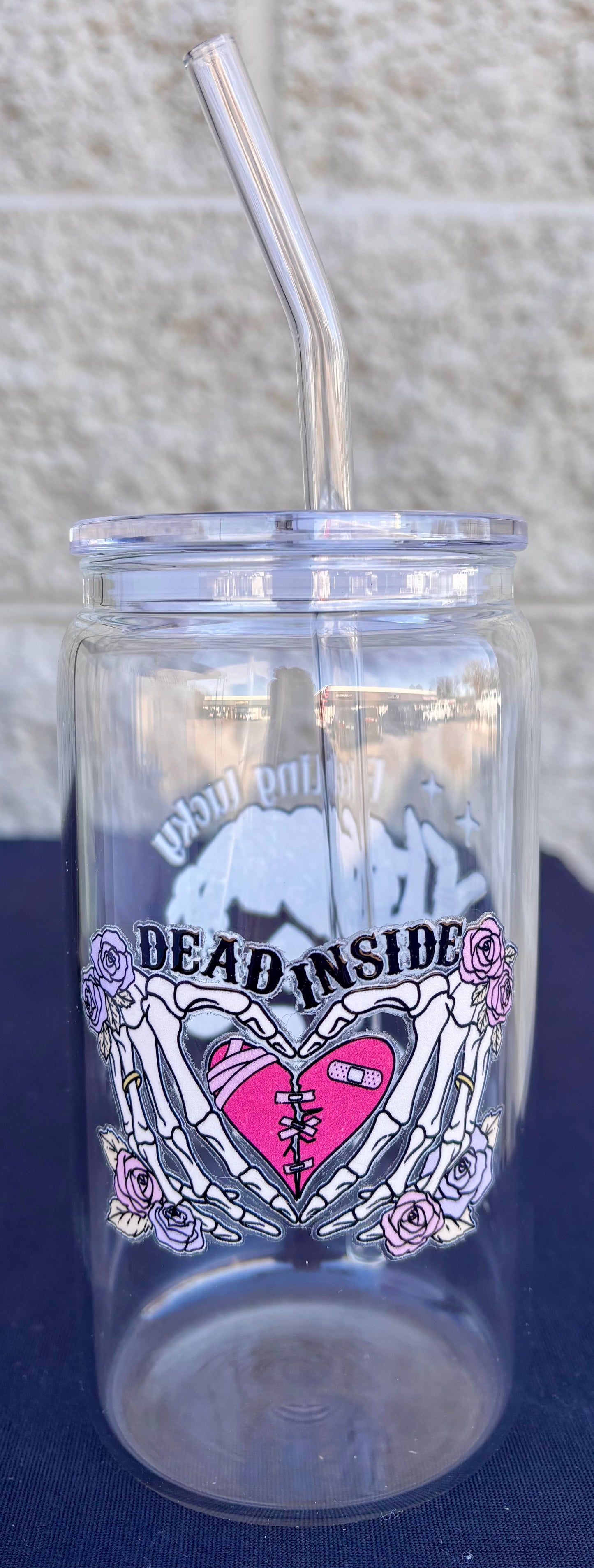 Valentines Day Glass Cups