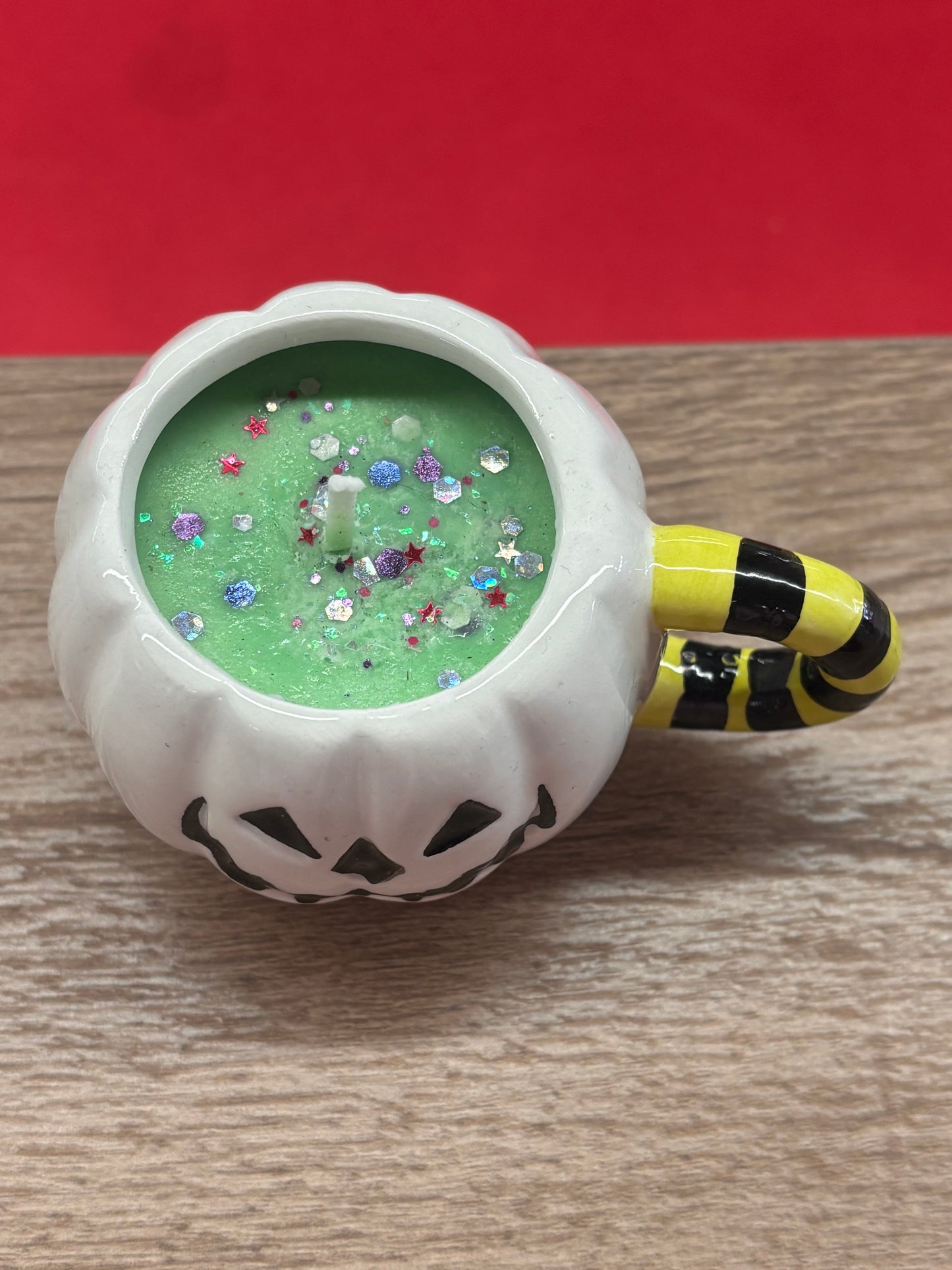 Mini White Pumpkin Candles