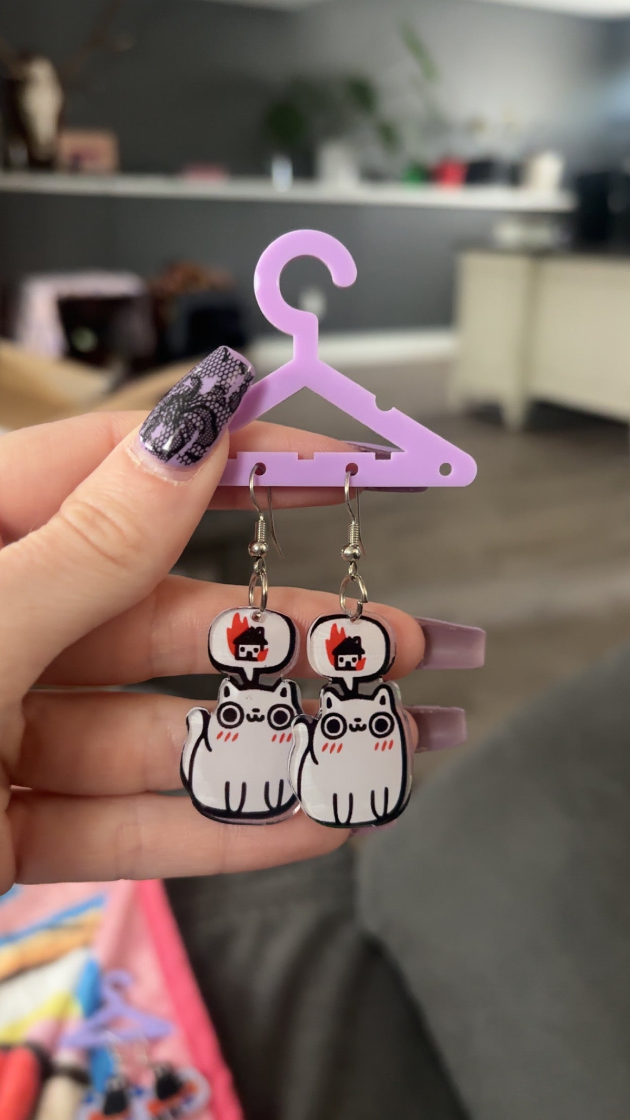 Cat Earrings