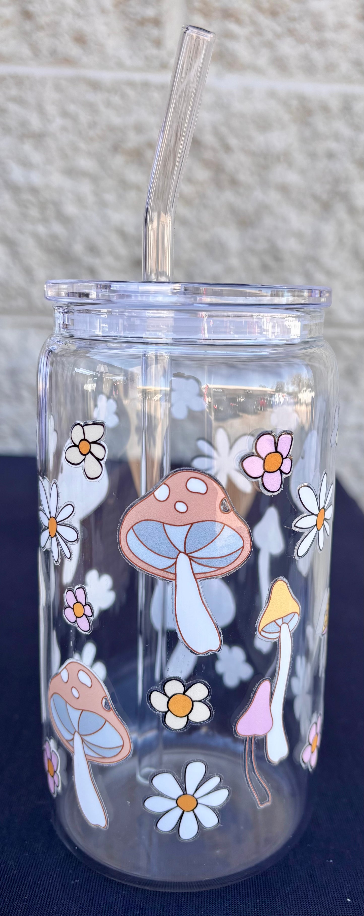 Mushroom Glass Cup