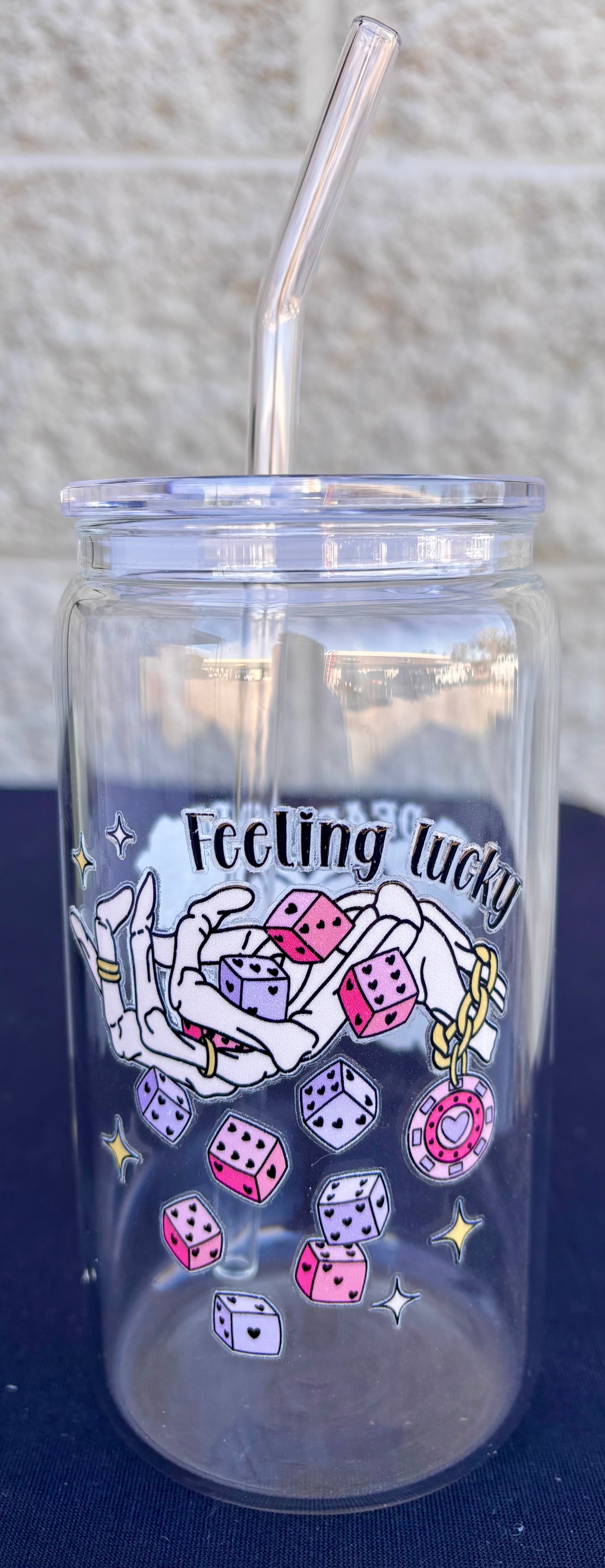Valentines Day Glass Cups