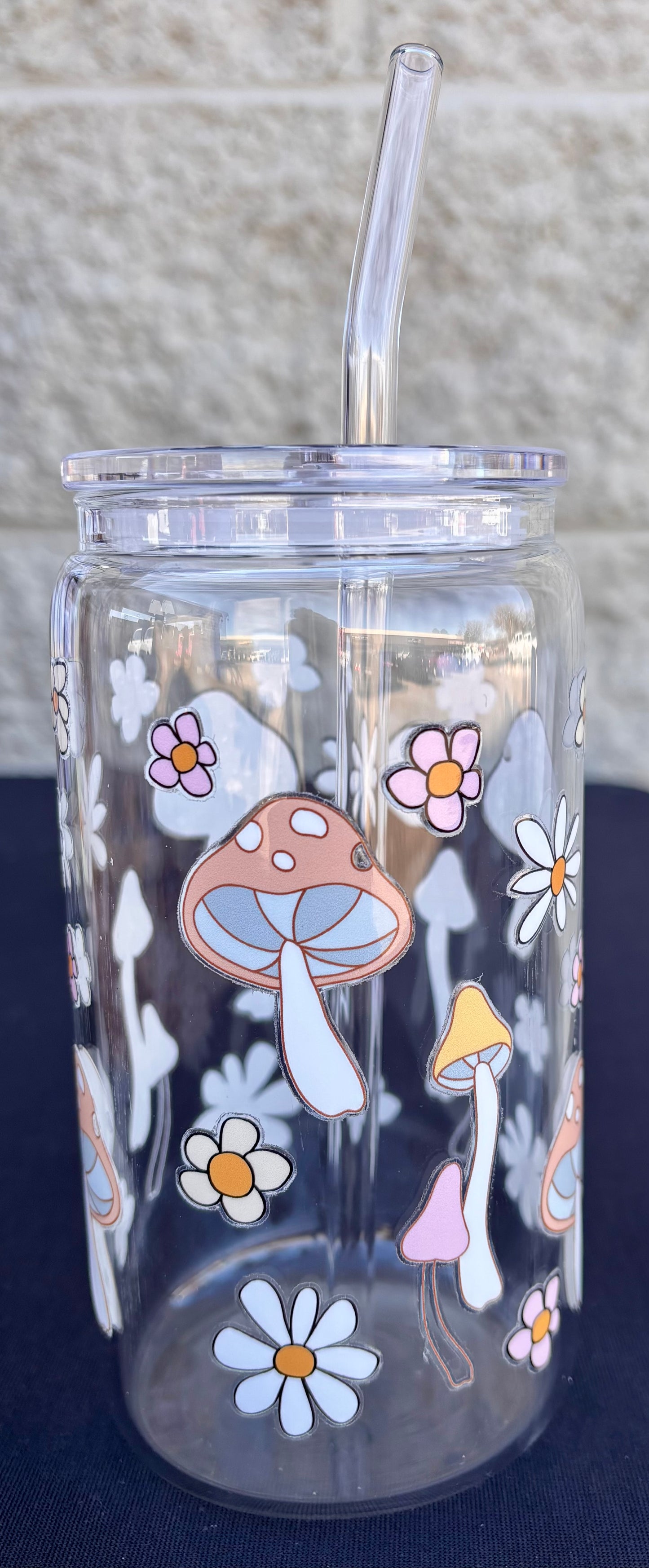 Mushroom Glass Cup