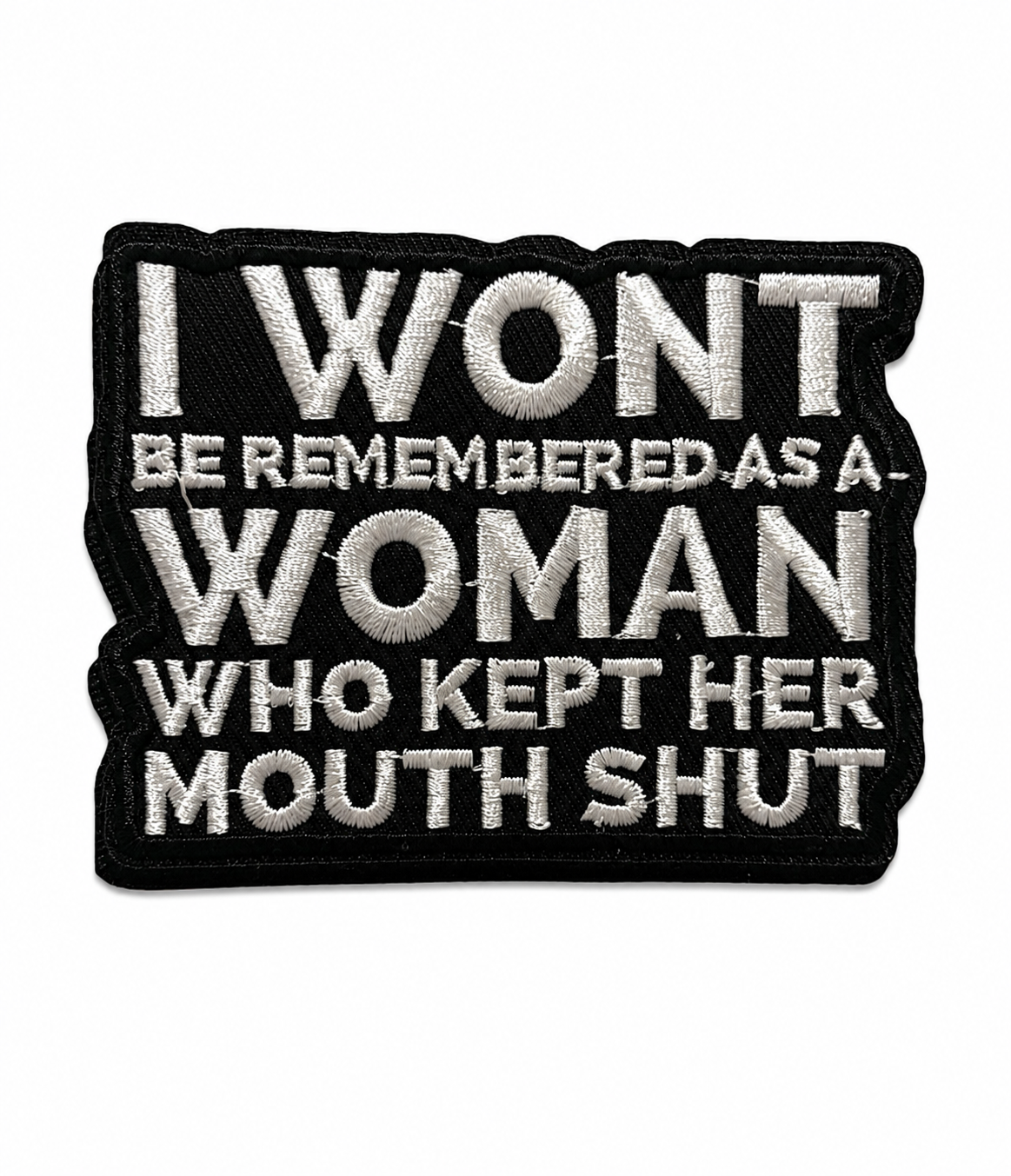 I Won’t Be Remembered as a Woman Who Kept Her Mouth Shut | Custom Trucker Hat
