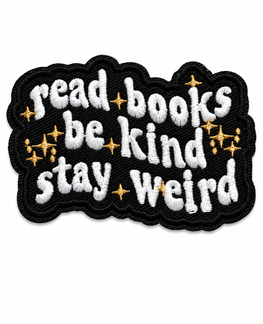 “Read Books, Be Kind, Stay Weird” Custom Trucker Hat