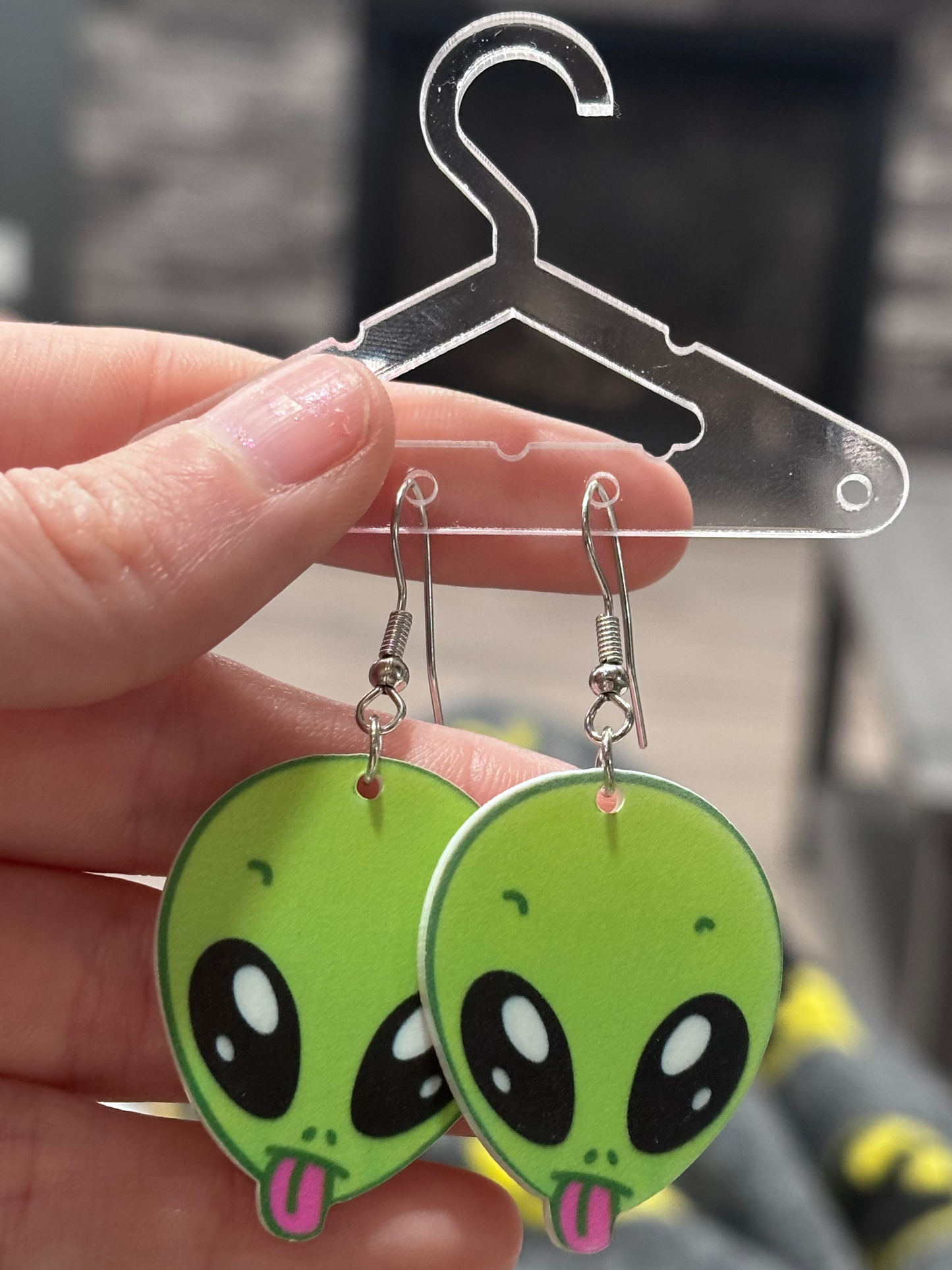 Alien Earrings